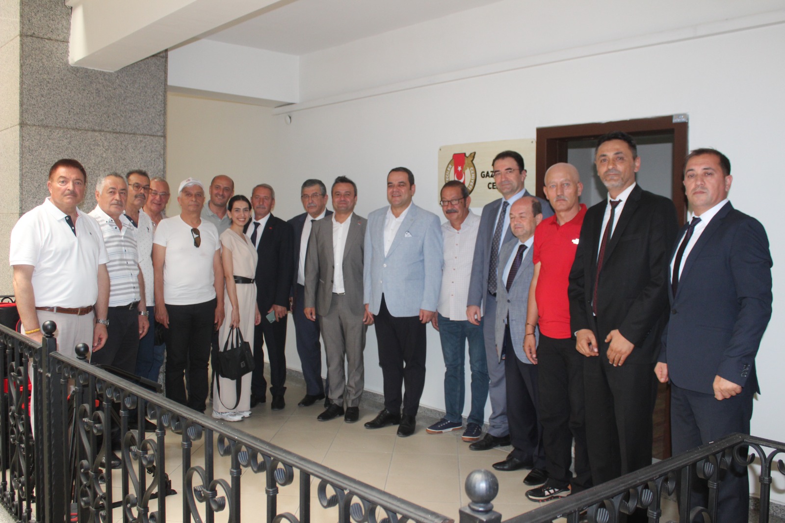 Cumhuriyet Halk Partisi Heyetinden AGC Başkanı Artuk’a Ziyaret